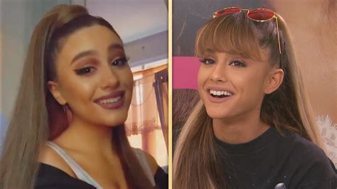 Ariana Grande Reacts To Tiktok Look Alike Youtube