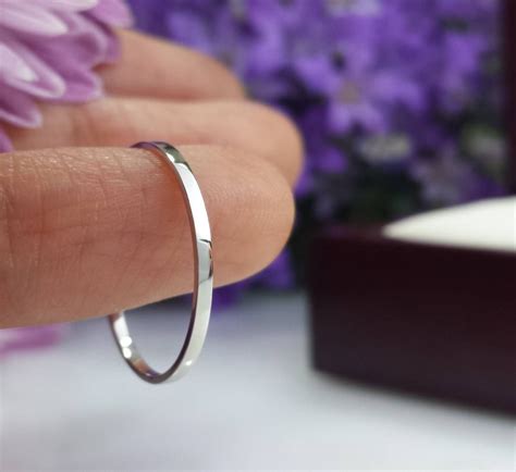 15 Best Collection Of 1 Mm Platinum Wedding Bands