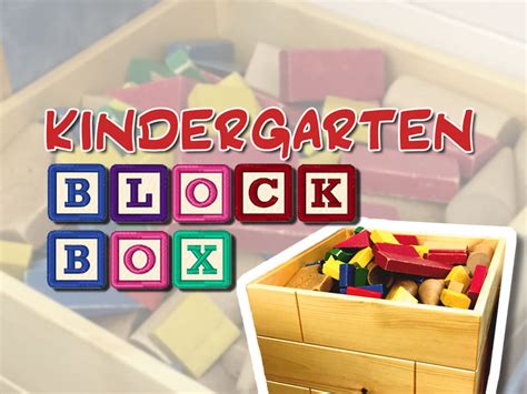 Kindergarten Block Box Handydadtv