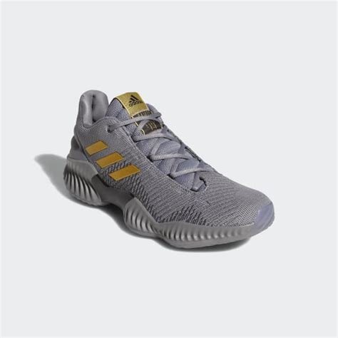 Adidas Pro Bounce 2018 Low Shoes Grey Adidas Malaysia