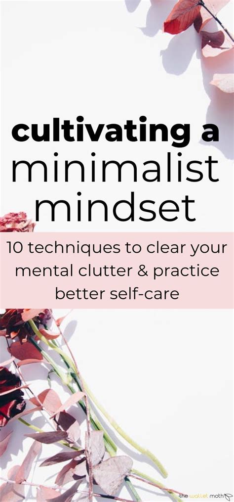 10 Steps To Cultivating A Minimalist Mindset Clear Your Mental