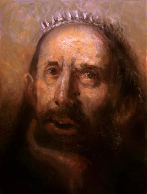 Copy Of Odd Nerdrum King Portrait Painting By Derek Van Derven