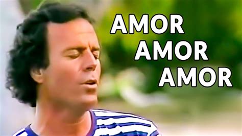 Julio Iglesias Amor Amor Amor 1982 Color Remastered YouTube