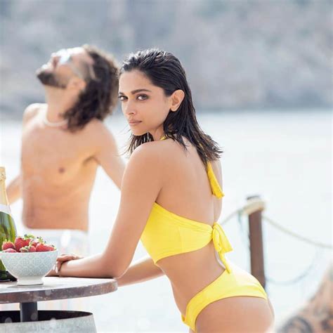Pathaan Song Besharam Rang Deepika Padukones Exotic Baywatch Avatar In Smoking Hot Yellow Bikini