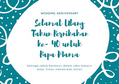 It is easy to get lost in the flurry of activity during the holiday season. Ucapan Anniversary Pernikahan untuk Orang Tua ke- 50, 40 ...
