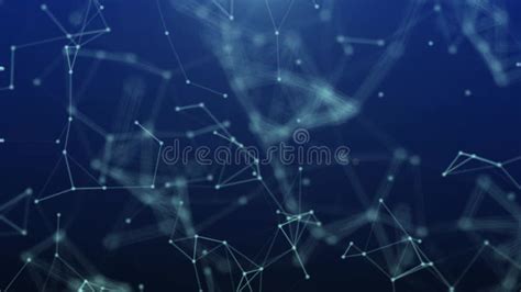 Plexus Abstract Network White Titles Technology Science Background Loop