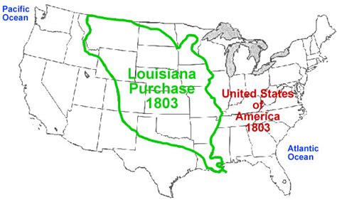 Jeffersons Plan Louisiana Purchase