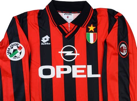 Zlatan ibrahimovic's ac milan return to their. Lotto 1996-97 AC Milan Match Issue Home Shirt | Vintage ...