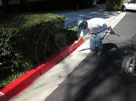Curb Painting Statewide Stripes Parking Lot And Street Striping
