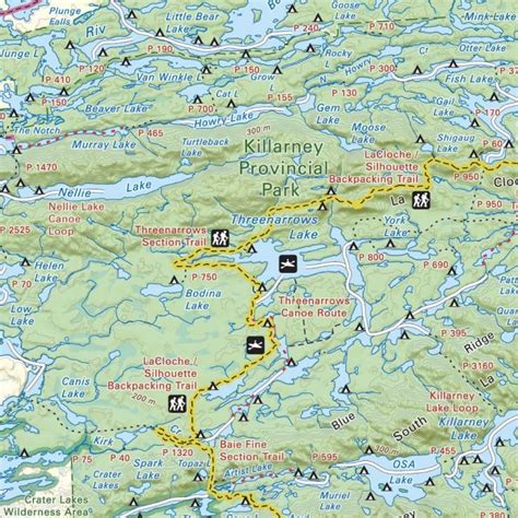 KILLARNEY PROVINCIAL PARK MAP