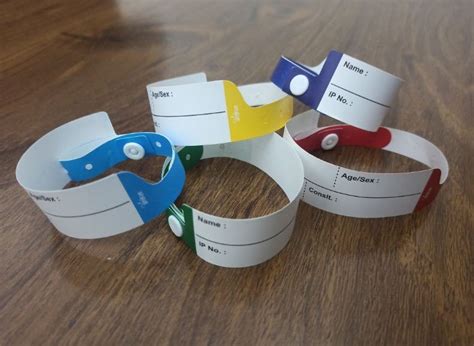 Patient Identification Wristband At Rs 3piece Identification