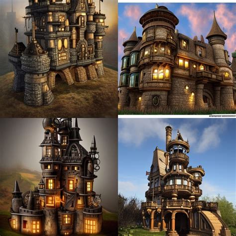 Steampunk Castles Ai Generated Artwork Nightcafe Creator