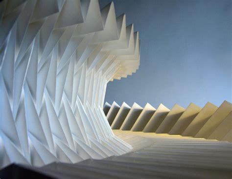 Sculptural Works Made With Paper By Richard