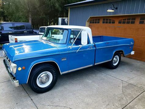 1969 Dodge D200 Pickup Blue Rwd Manual Camper Special For Sale Dodge