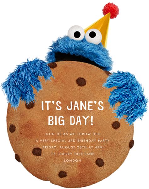 Monster Size Cookie Send Online Instantly Track Opens