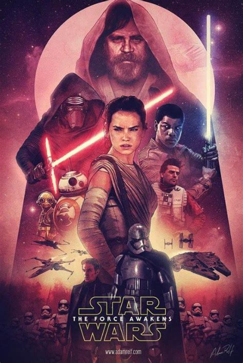 Early Concept Poster Art Of Star Wars The Force Awakens