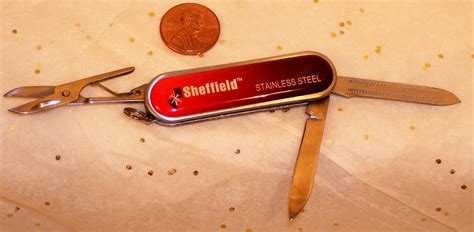 Sheffield Stainless Steel Multi Tool Pocket Knife