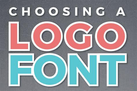 Infographic Choosing A Logo Font