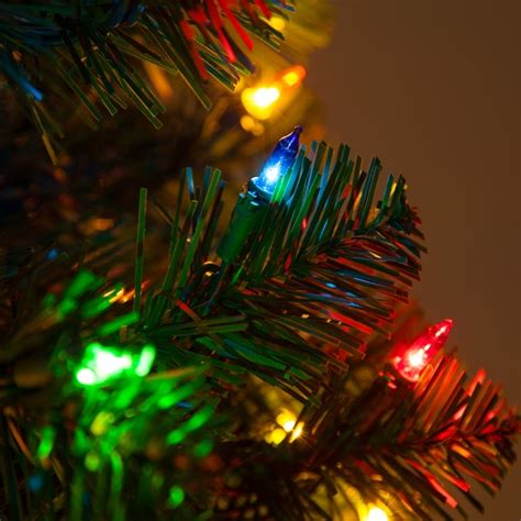 Winchester Fir Prelit Multicolor Incandescent Walkway Tree