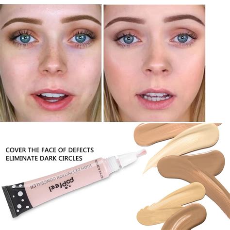 Popfeel 3pcs1set Face Makeup Hide Blemish Concealer Contouring
