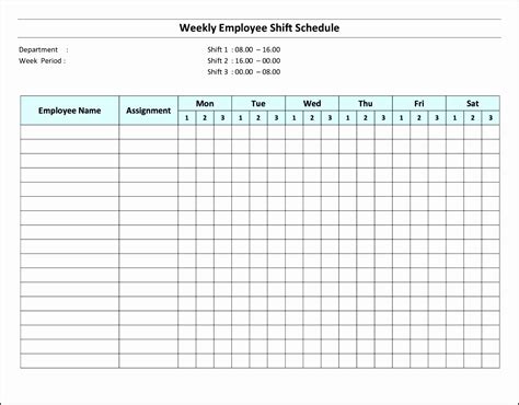Schedule For Employees Template Luxury 8 Daily Schedule Template For