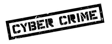 Cyber Crime Rubber Stamp Stock Illustration Illustration Of Label