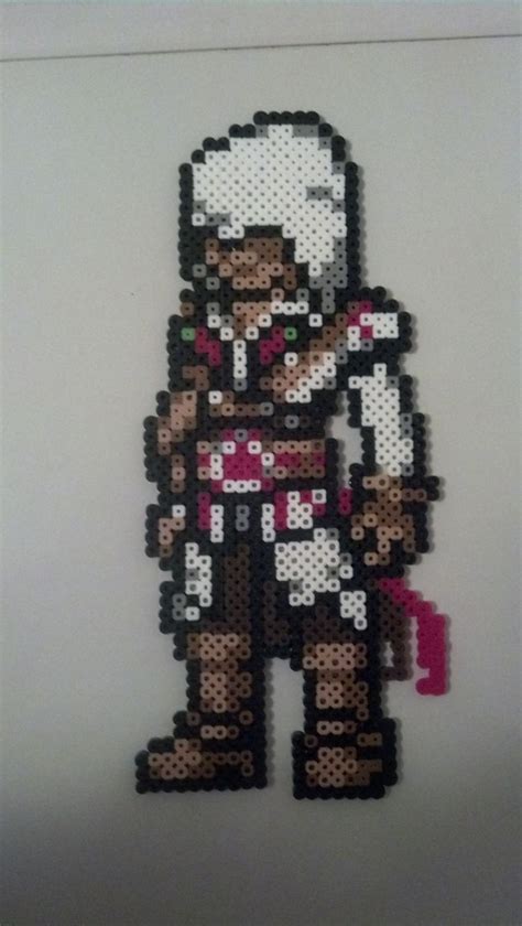 Ezio Assassin S Creed Perler Beads Diy Perler Bead Crafts Perler