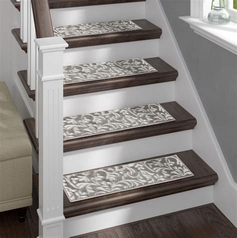 Sofia Rugs Gray Stair Treads Pack Of 13 Carpet Stair Treads Primrose