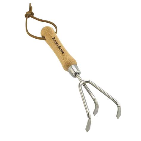 Kent And Stowe Stainless Steel Hand 3 Prong Cultivator
