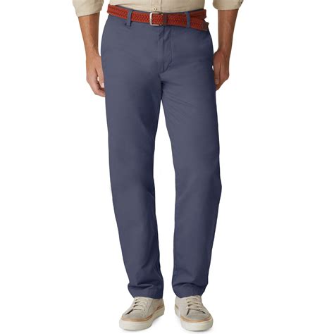 Dockers D3 Classic Fit Field Khaki Flat Front Pants In Blue For Men