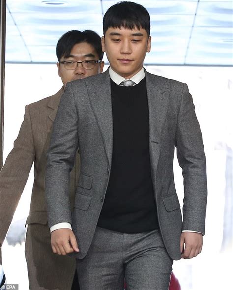 former k pop idol seungri is charged with organising prostitution daily mail online