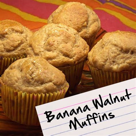 Desserts can be tricky when you live with diabetes. Recipes for Diabetes: Banana Walnut Muffins | Sugar free ...