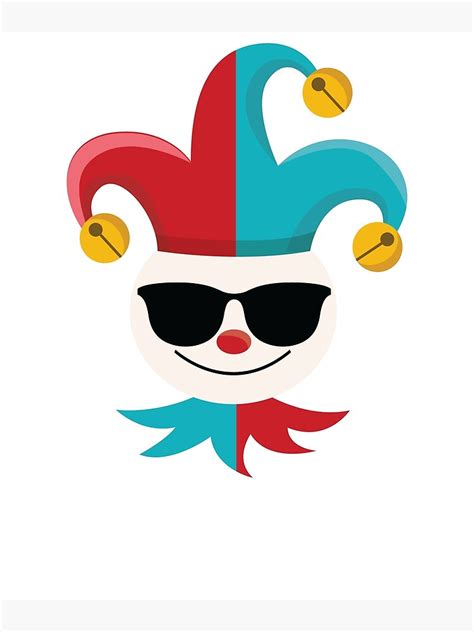 Joker Emoji Poster For Sale By Hippoemo Redbubble