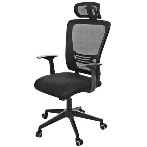 chaise de bureau haute maille dos ergonomique réglable exécutif siège