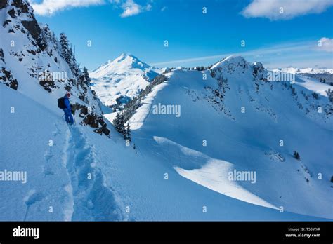 Mount Baker Ski Area In Washington State Usa Stock Photo Alamy
