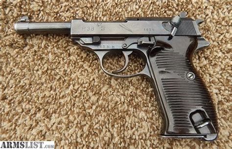 Armslist For Sale German Walther P38 9mm 1942