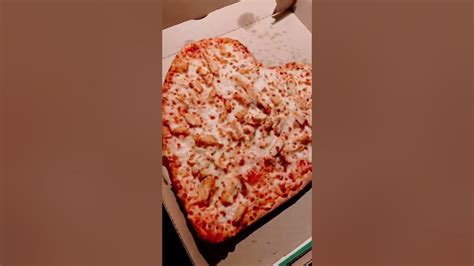 Papa Johns Heart Shaped Pizza 🍕 ️ Valentines Day Weekend 💕 Youtube