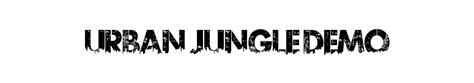 Download Urban Jungle Demo Font For Free