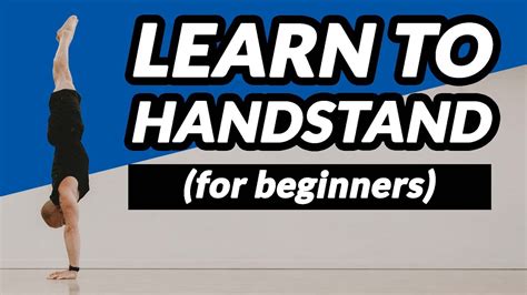 Learn To Handstand Beginner Routine Follow Along Youtube