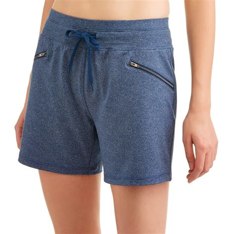 Avia Womens Active 5 Inseam Utility Short With Zip Front Pockets