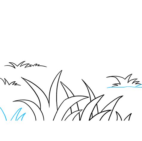 How To Draw Grass Really Easy Drawing Tutorial