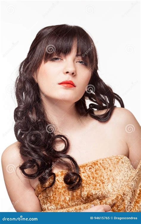 Seductive Woman In Sensual Portrait Stock Image Image Of Person Care