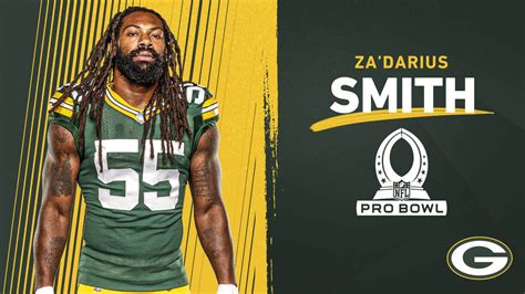 Green Bay Packers Mobile Lb Zadarius Smith Nfl Pro Nfl Pro Bowl