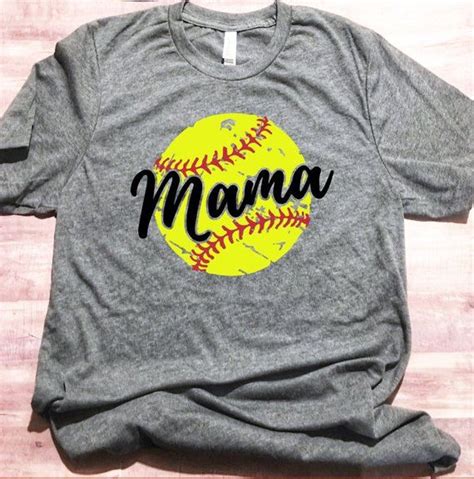 Create custom baseball shirts and jerseys online at uberprints.com. Softball mama shirts, softball mom t-shirt, baseball mom ...