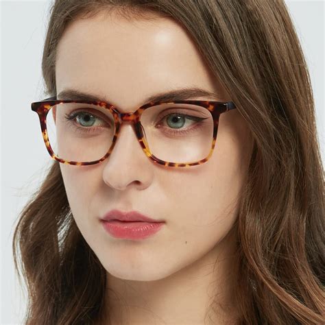 Prairie Rectangle - Tortoise/Gray Eyeglasses | GlassesShop.com