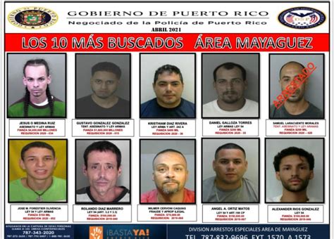 Los 10 Fugitivos Más Buscados Por La Policía En El área De Mayagüez Video Univision Puerto