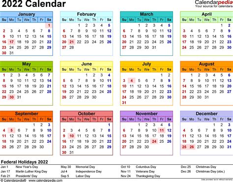 15 Template Kalender Dinding 2022 Psd References Kelompok Belajar