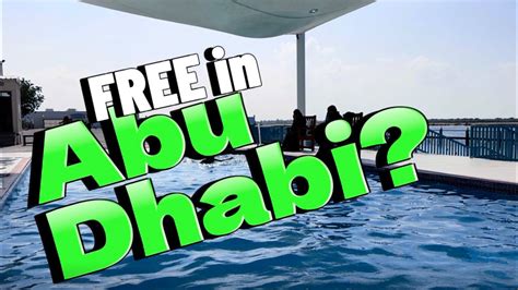 No Money No Problem Swim In Luxury Abudhabitourism Youtube