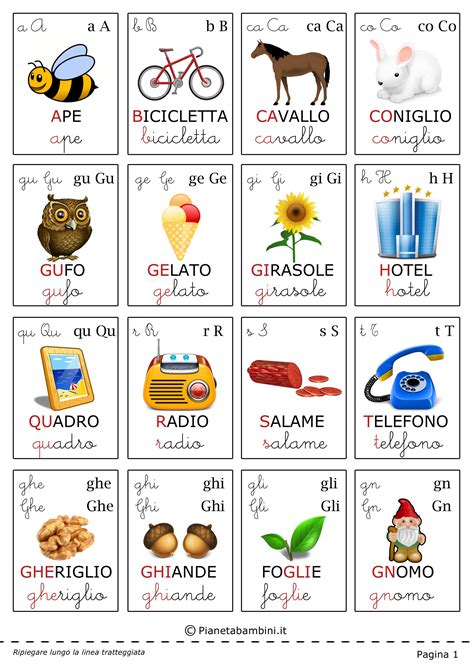Carte Tematiche Per Bambini Le Lettere Dellalfabeto Lingua Italiana