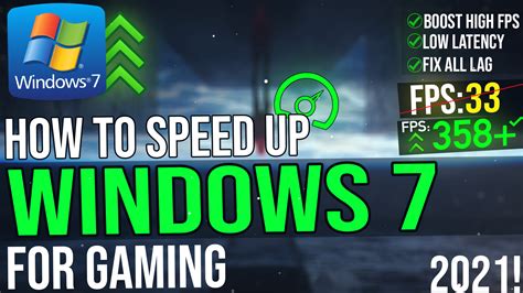 🔧 How To Optimize Windows 7 For Gaming 2021 You Get Ultimate